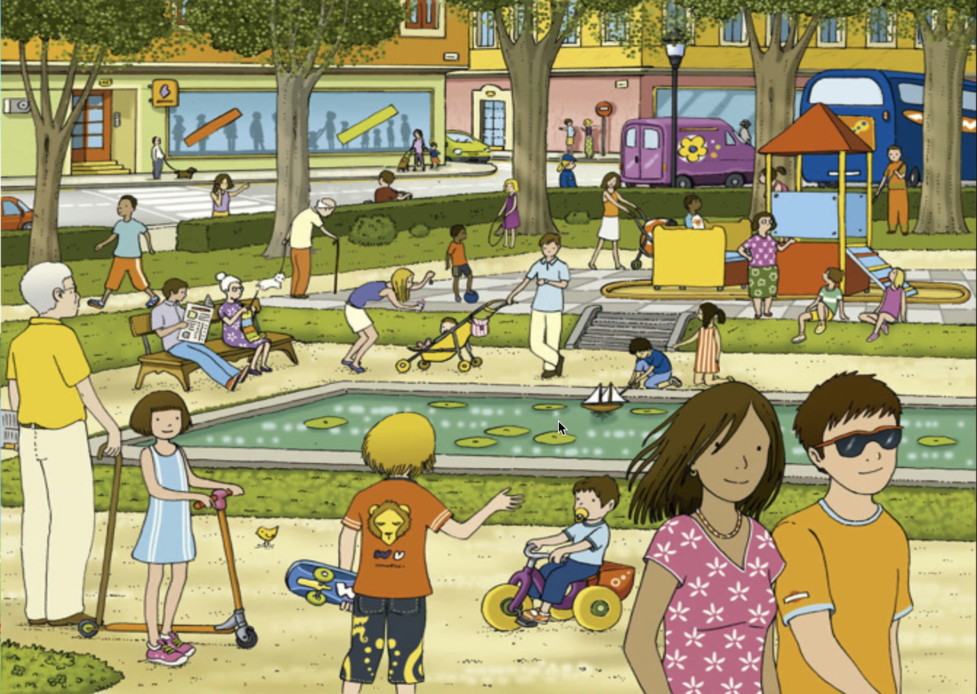 Playground in the park