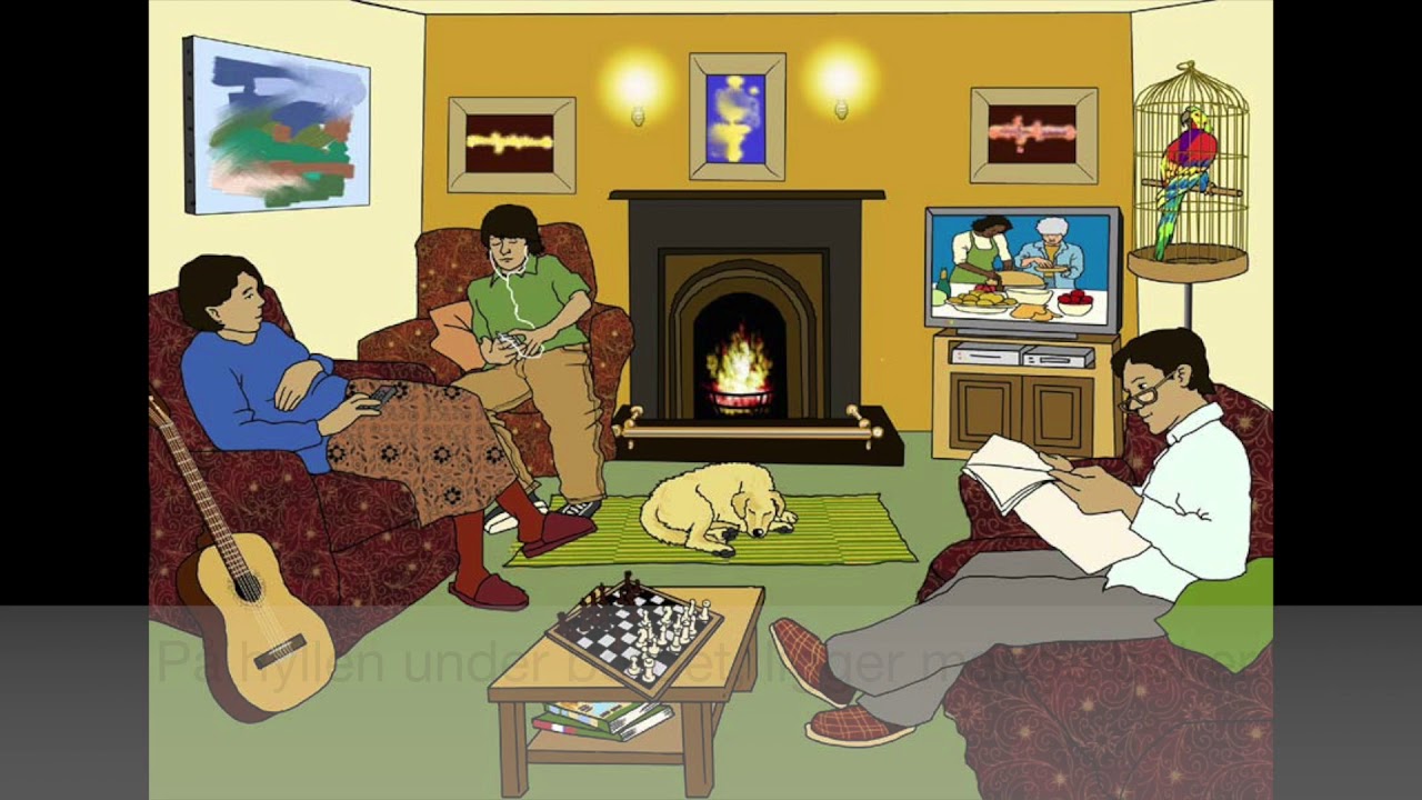 Evening in the Living Room