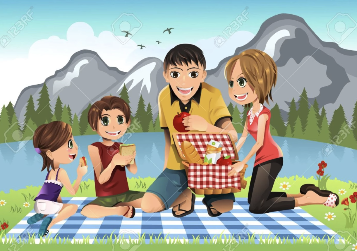 Picnic in the mountains